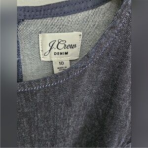 J. Crew blue denim dress fitted